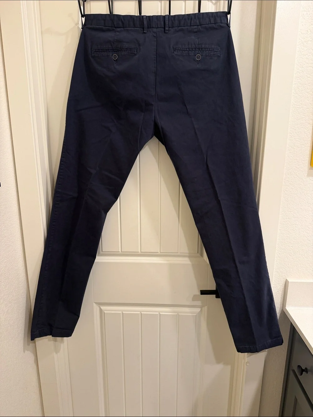 Men's Navy Chino Pants - Everyday Tailored Fit